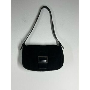 BECHAMEL BAGUETTE CLOTH HANDBAG Hobo Black